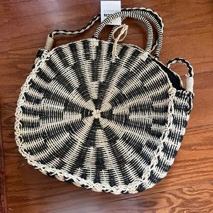 NWT Straw Handbag